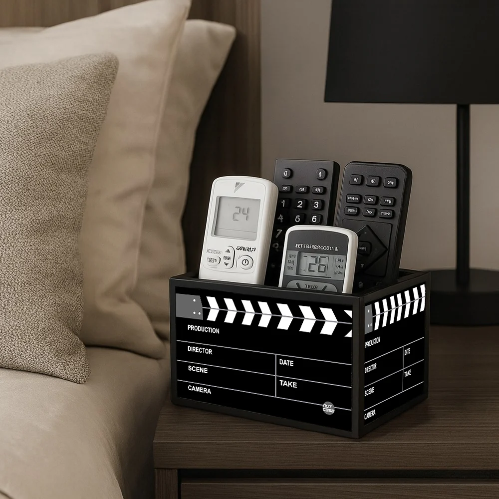 Black Remote Control Holder For TV / AC Remotes - Filmy - Image 4