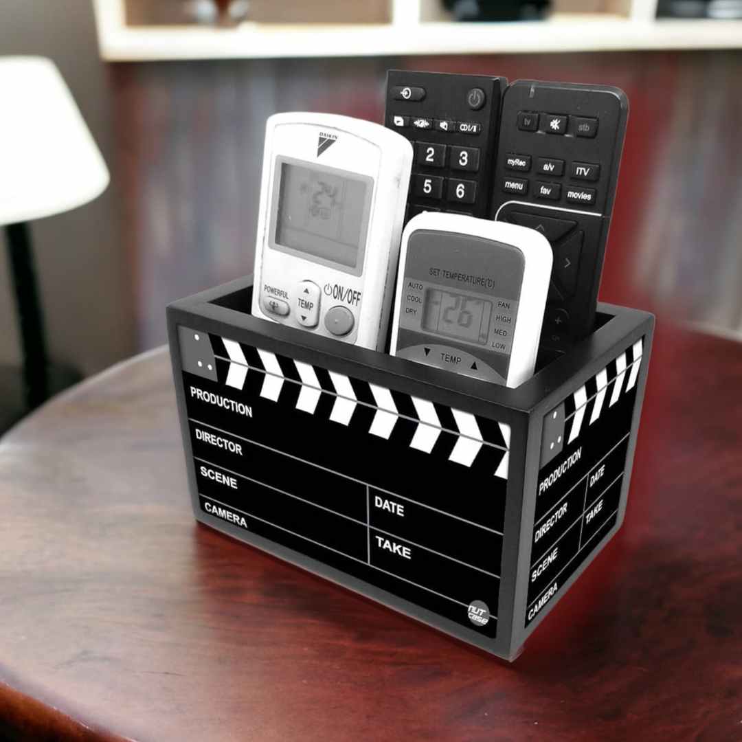 Black Remote Control Holder For TV / AC Remotes - Filmy - Image 6