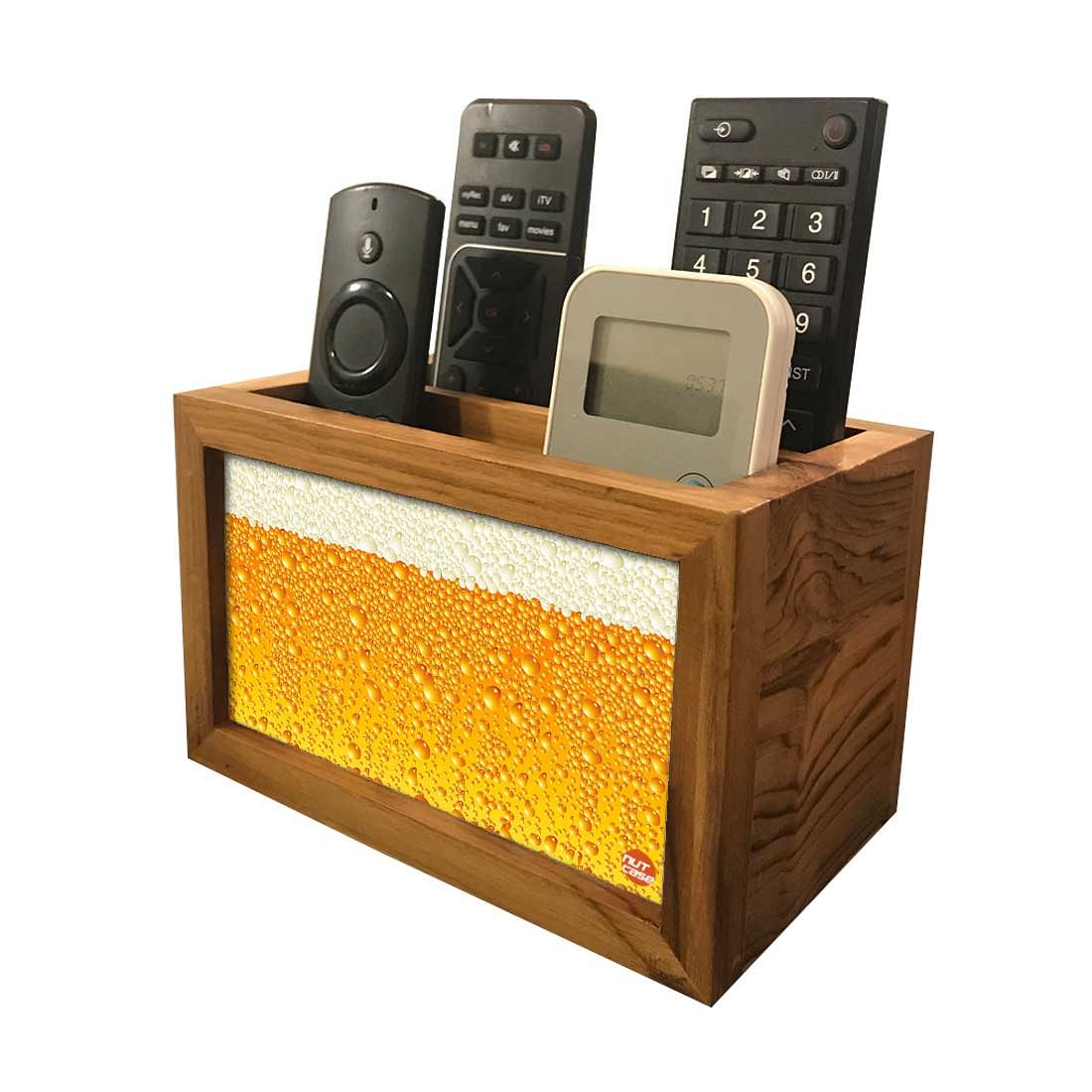 Trendy Remote Control Holder Organizer For TV / AC Remotes - Beer - Image 3