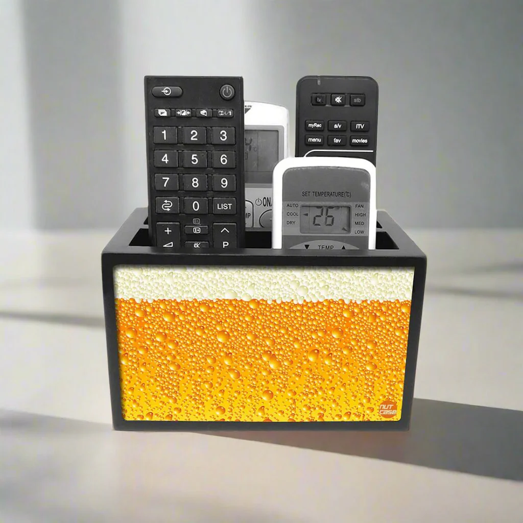 Trendy Remote Control Holder Organizer For TV / AC Remotes - Beer - Image 4