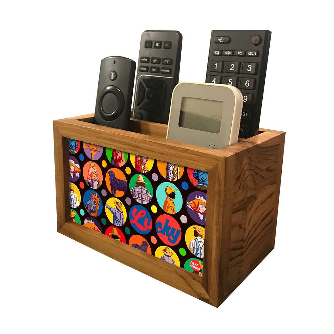 Remote Control Stand Holder Organizer For TV / AC Remotes - Lucky - Image 3