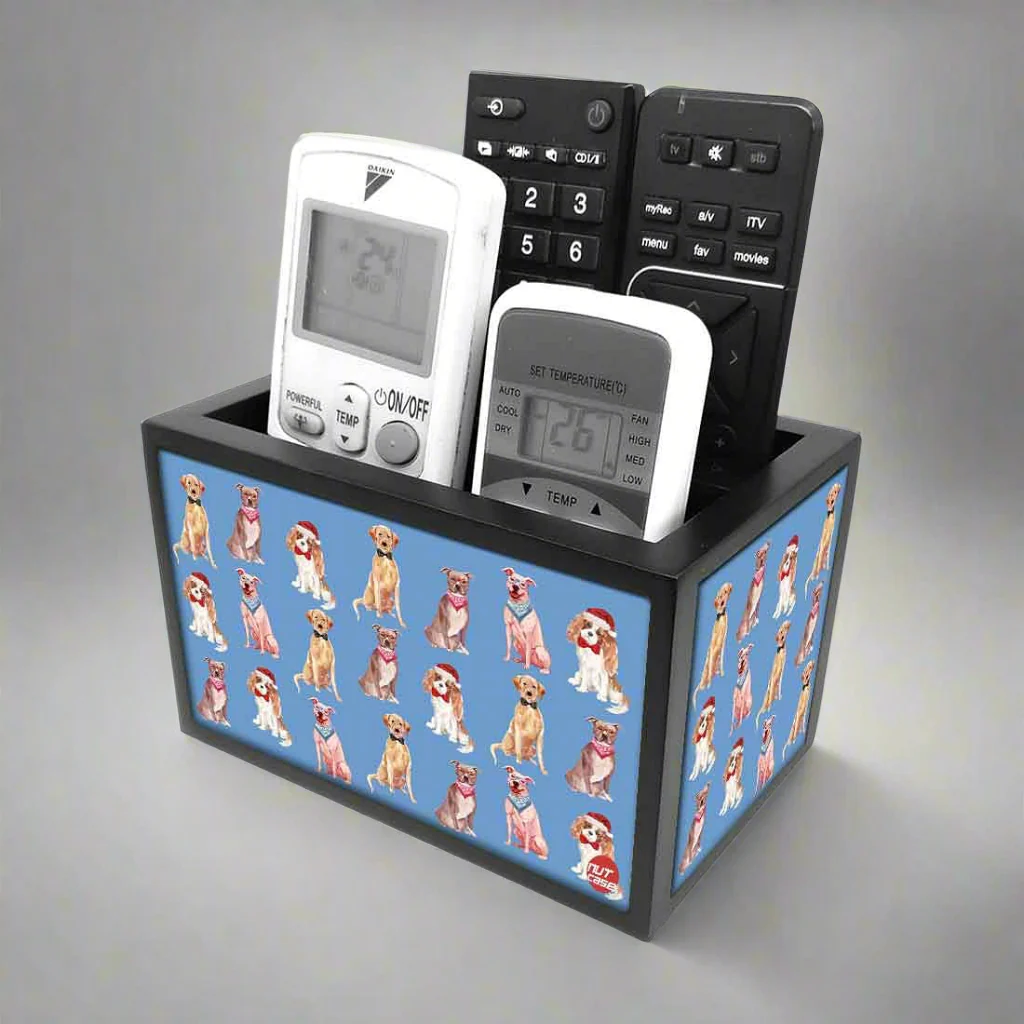 Organizer For TV AC Remotes -Cute Dogs Lovers - Image 2