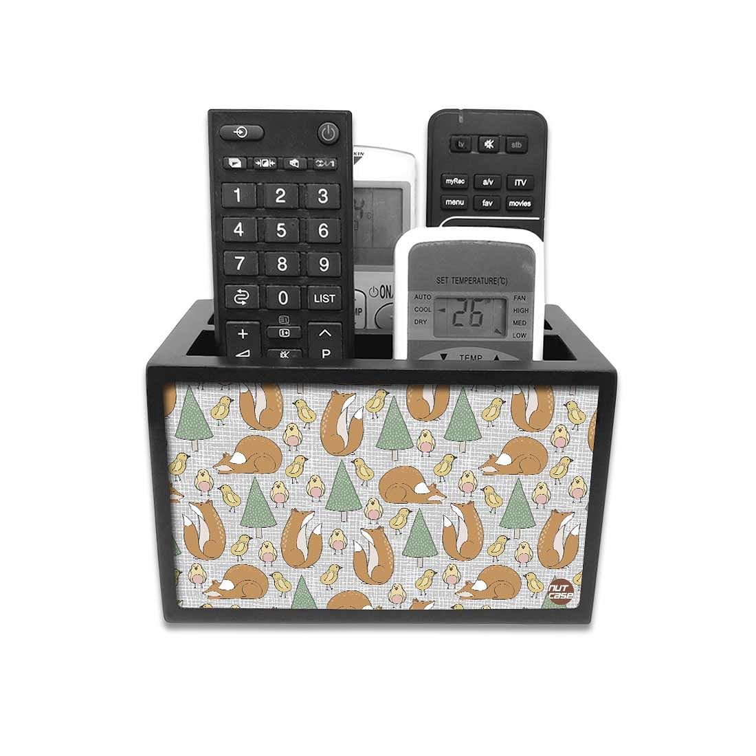 Organizer For TV AC Remotes - VINTAGE WOODS - Image 2