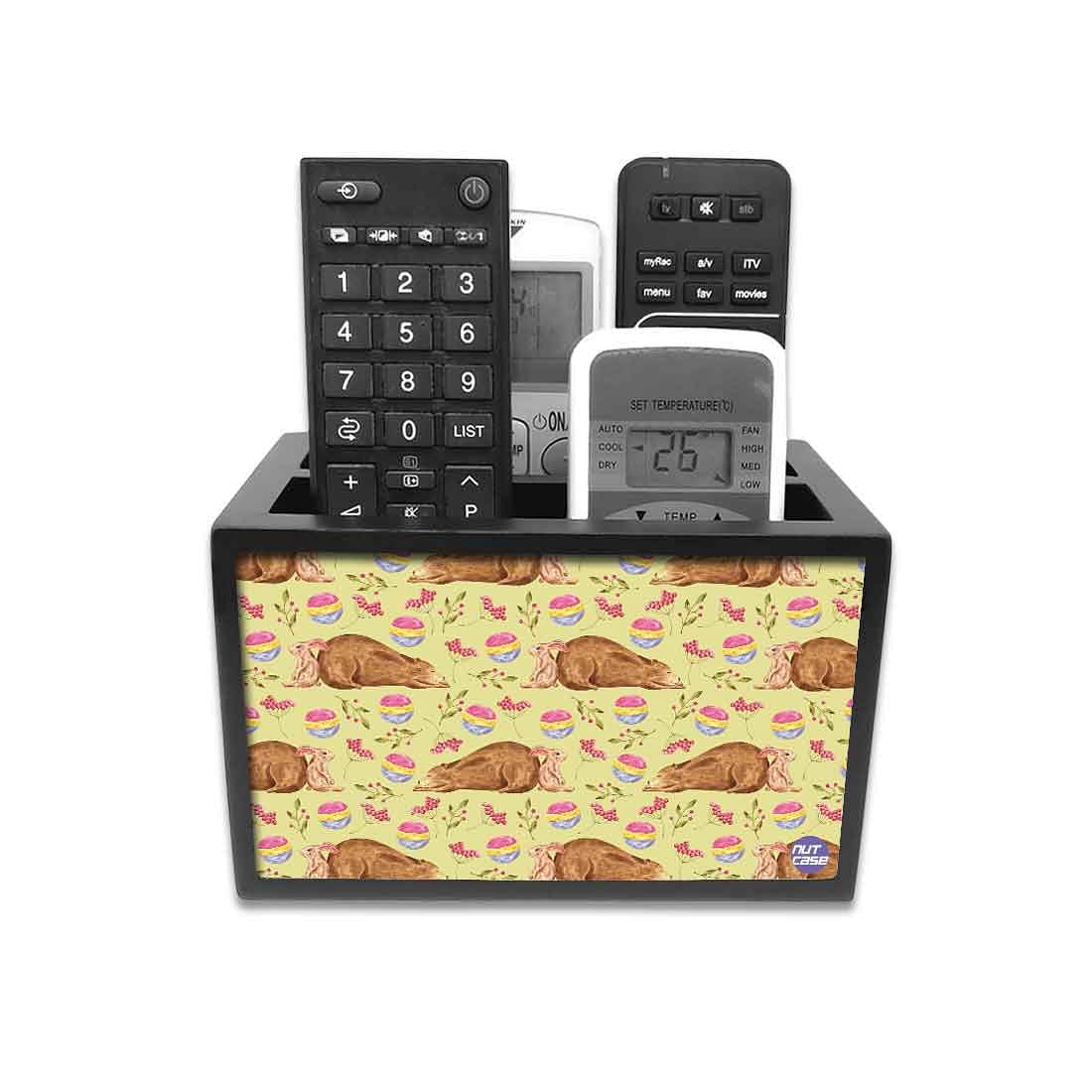 Beautiful Modern Remote Control Holder - Bear & Rabbit - Image 2