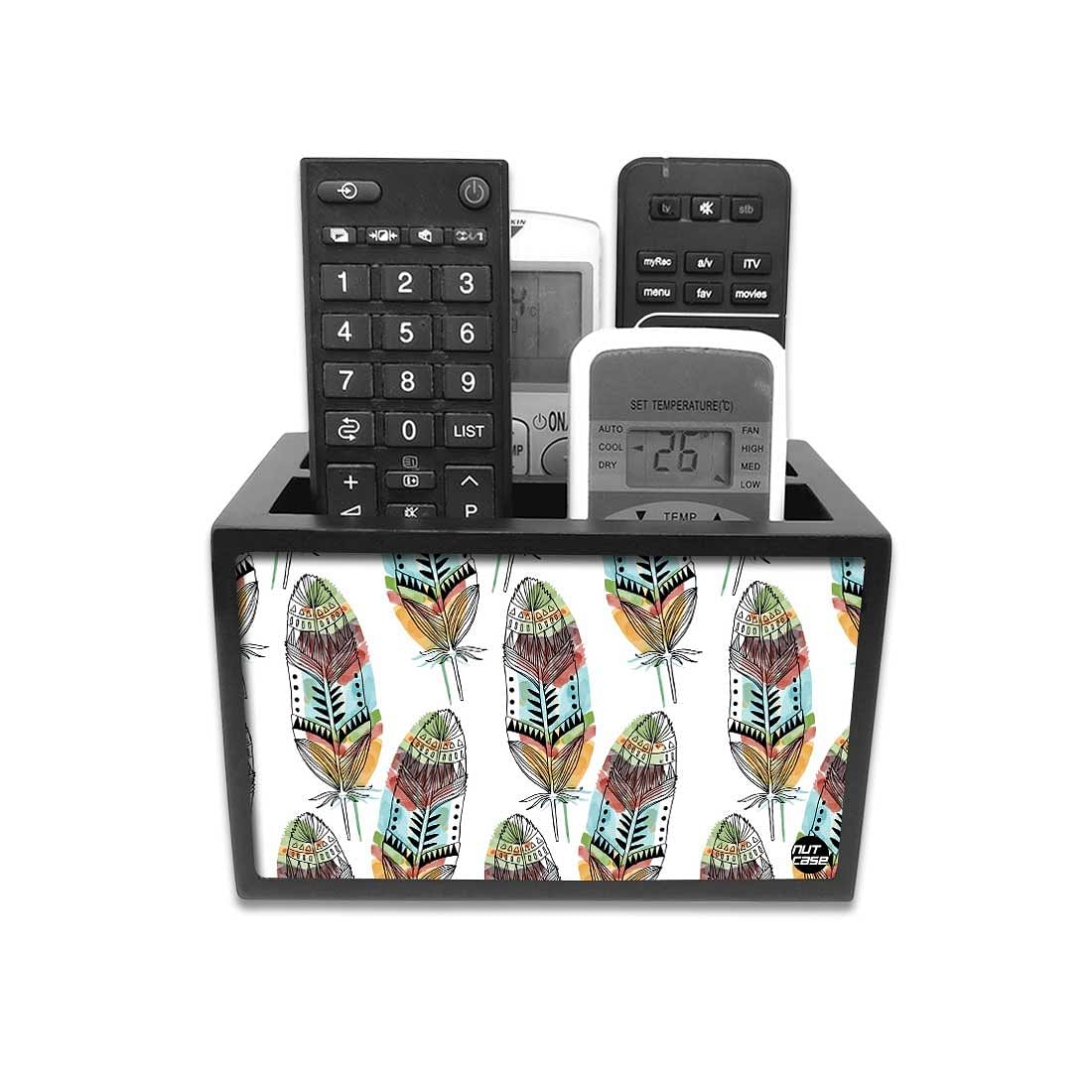 TV Remote Control Organizer For TV / AC Remotes - Feather - Image 2