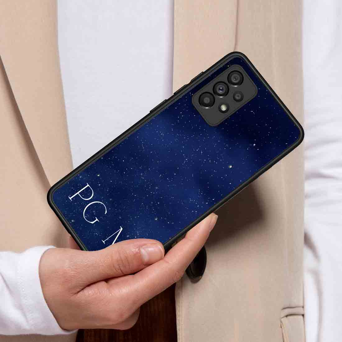 Samsung A53 Back Cover Customized Samsung Mobile Cases With Name - Starry Night - Image 3