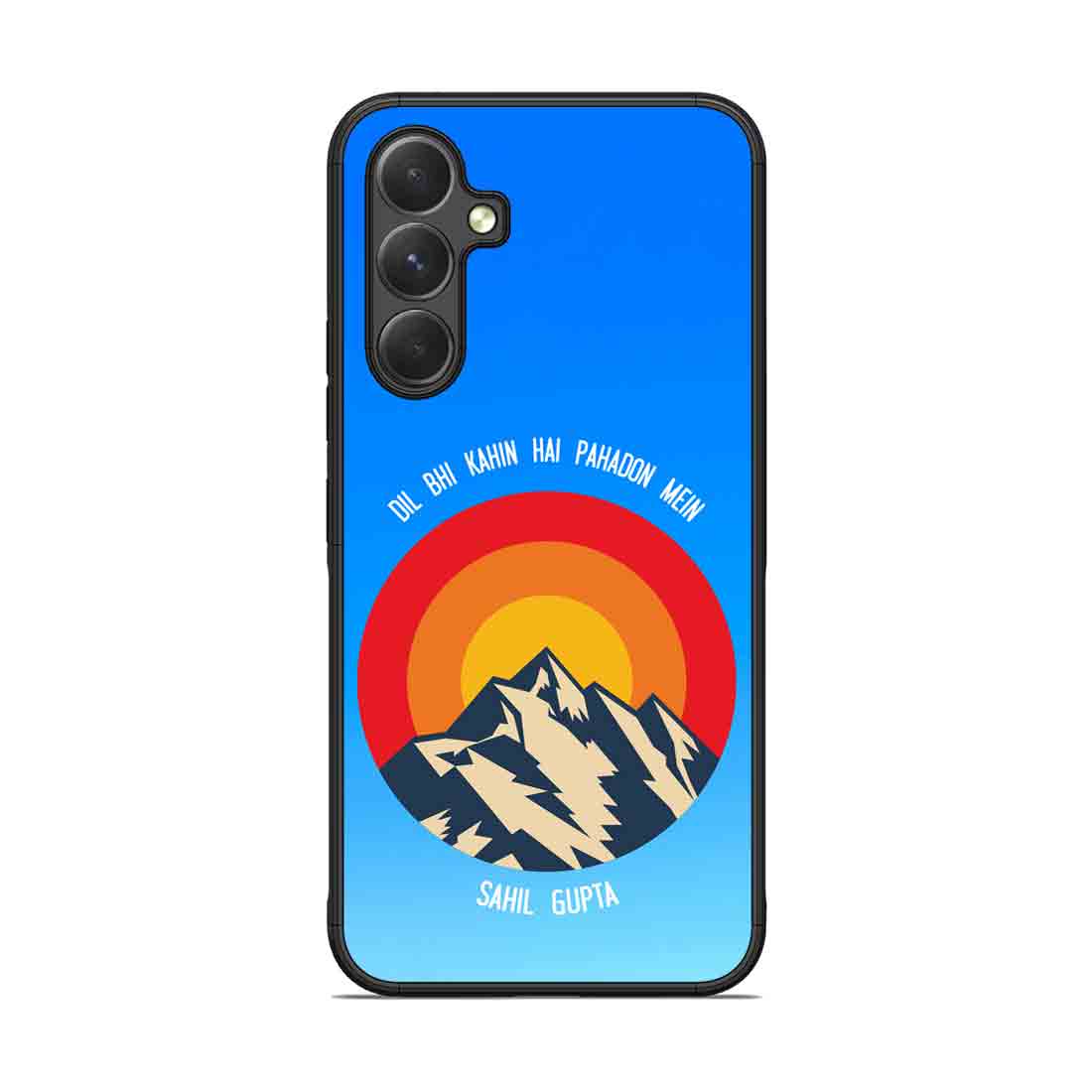 Samsung A54 Back Case With Name Designer Mobile Cases - Adventure Mountains - Image 2