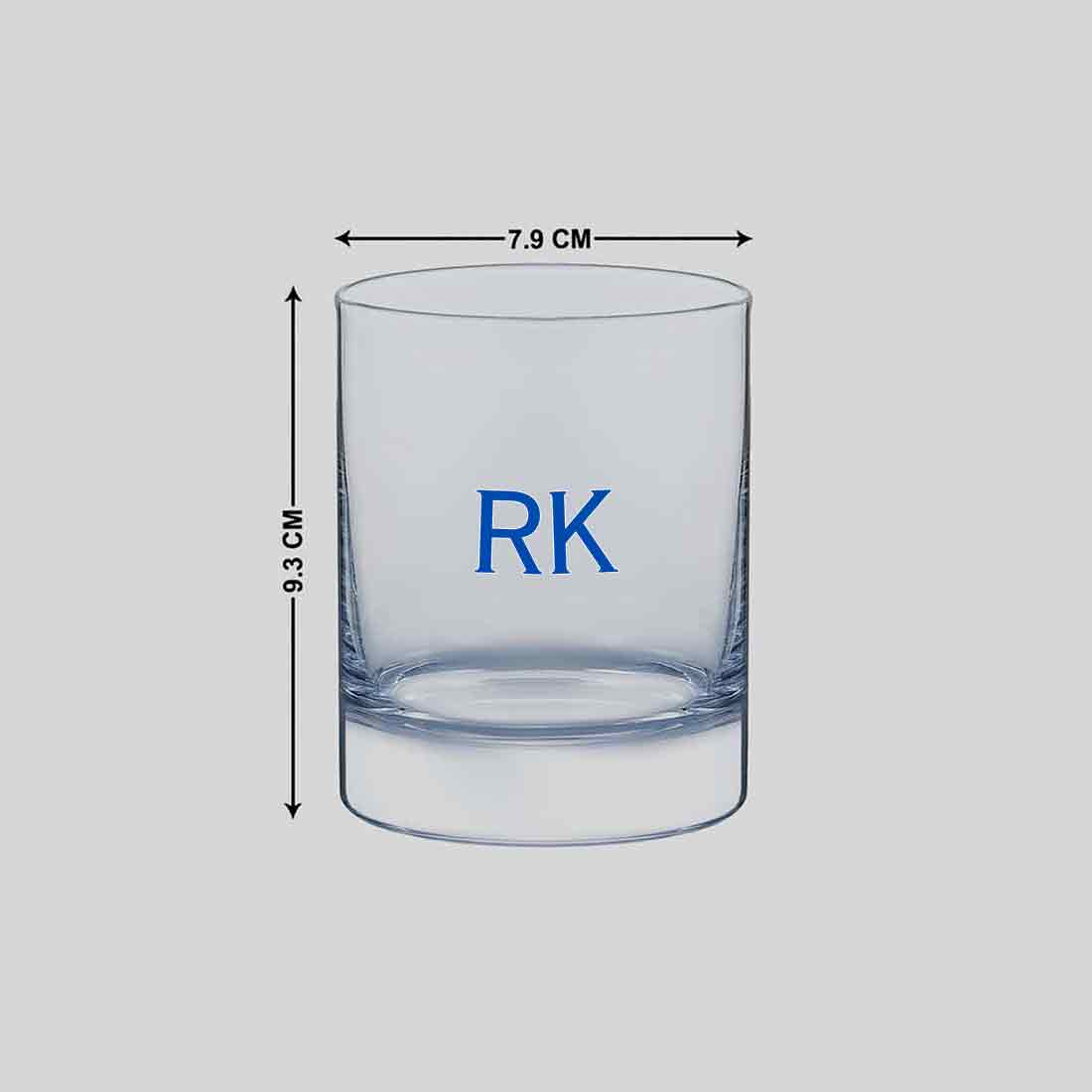Scotch Glasses with Initial - Personalized Whiskey Glass for Men - Image 4