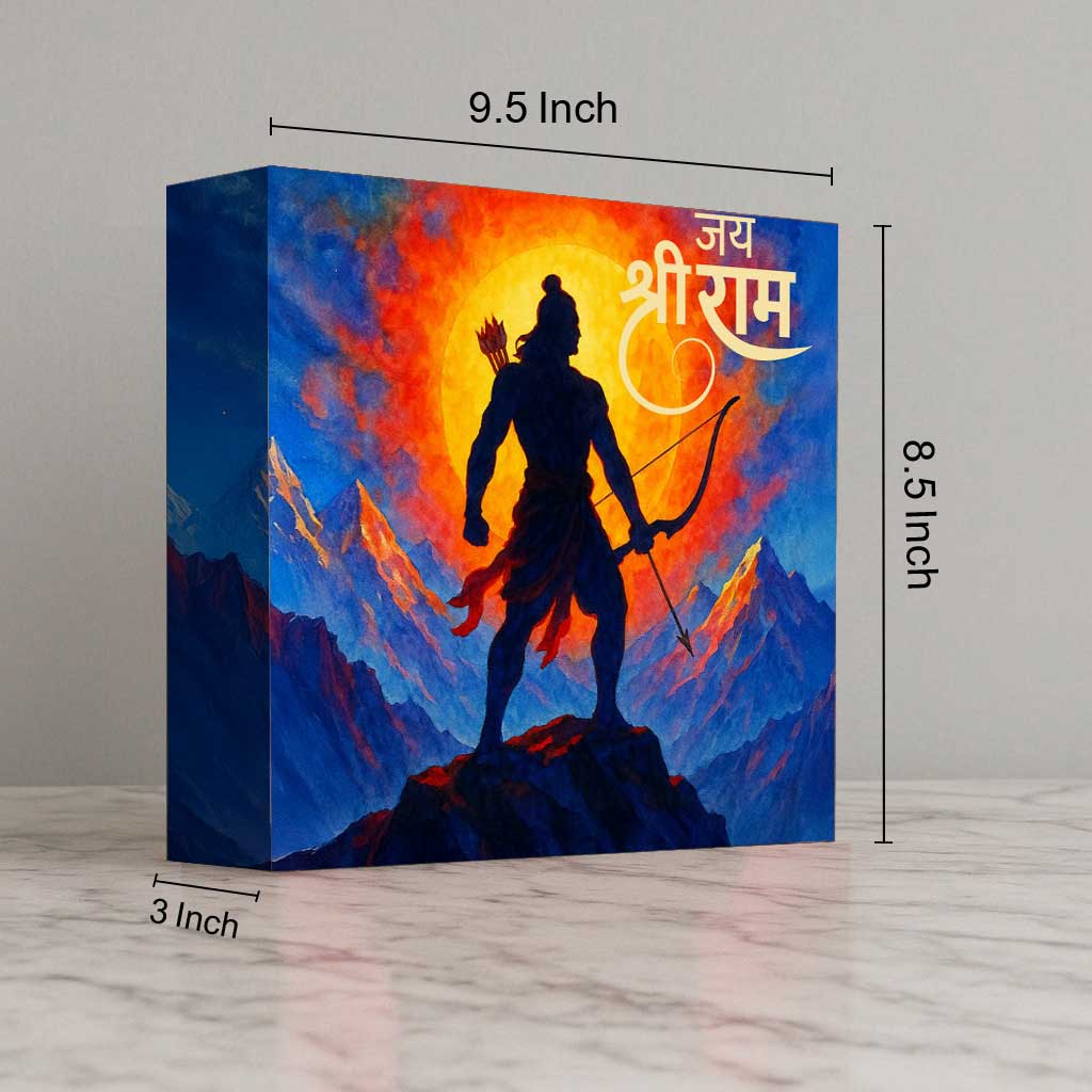 Shree Ram LED Night Lamp – Spiritual Home Temple Decor & Pooja Room Light - Image 3