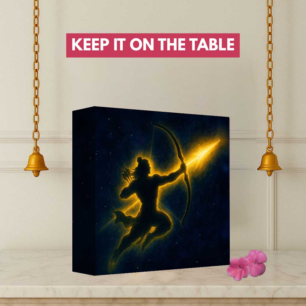 Shree Ram Wall Lamp – LED Night Light for Home Temple & Pooja Room Decoration - Image 2