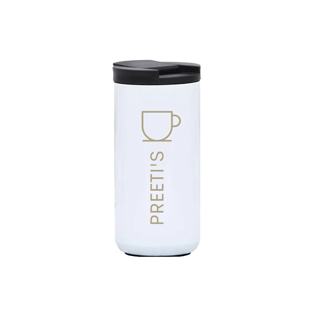 Customized Small Coffee Tumbler Cup for Office Travel Home (400 ML) - Tea Lover - Image 9