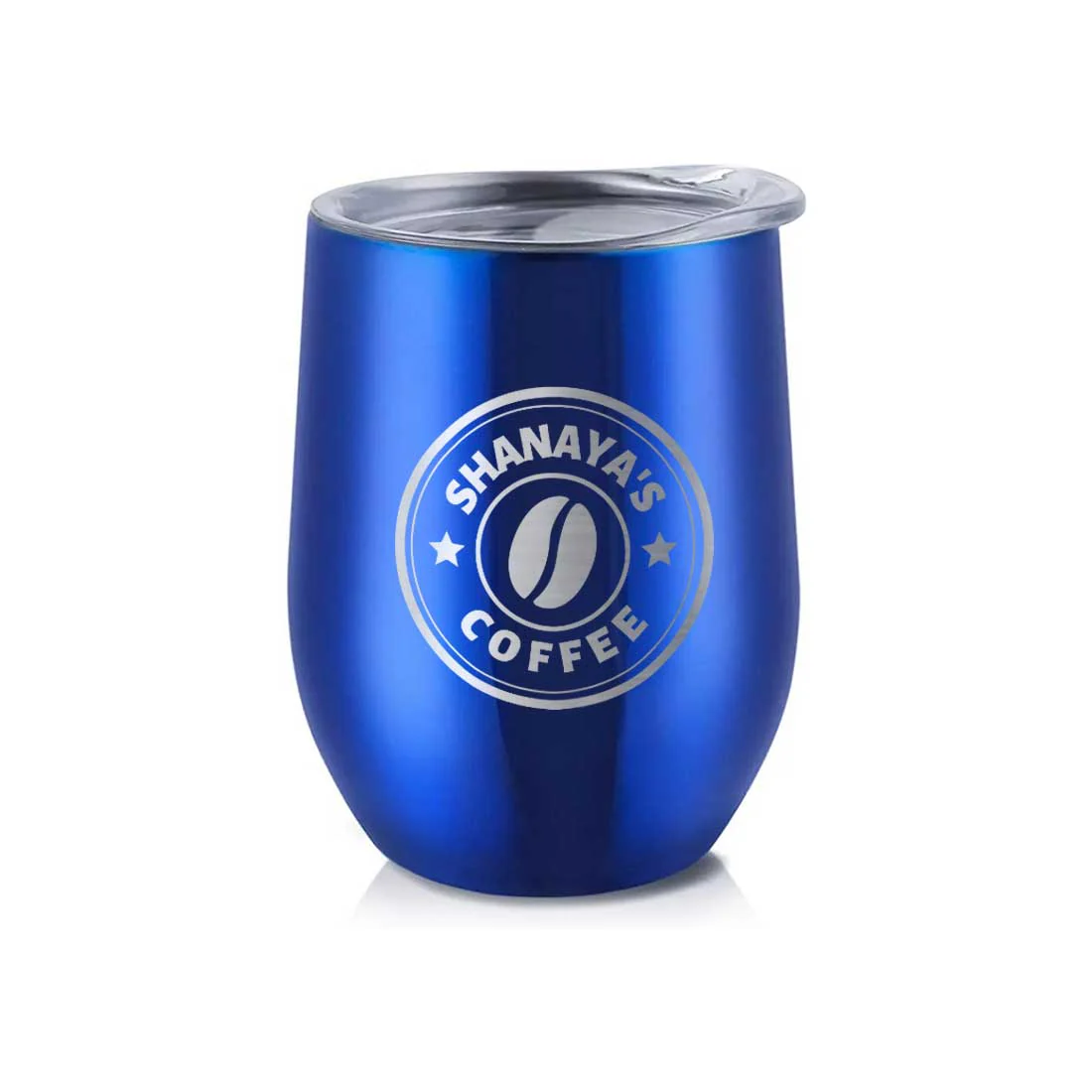 Customized Small Coffee Tumbler for Travelling with Name Engraved Design (350 ML) - Coffee - Image 27