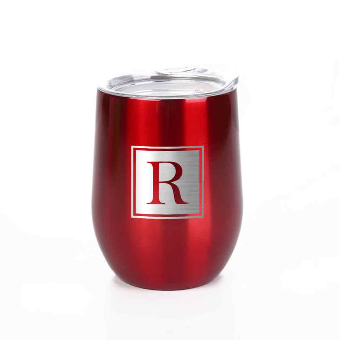 Personalised Small Coffee Tumbler for Travelling Engraved Stainless Steel Mug (350 ML) - Monogram - Image 20