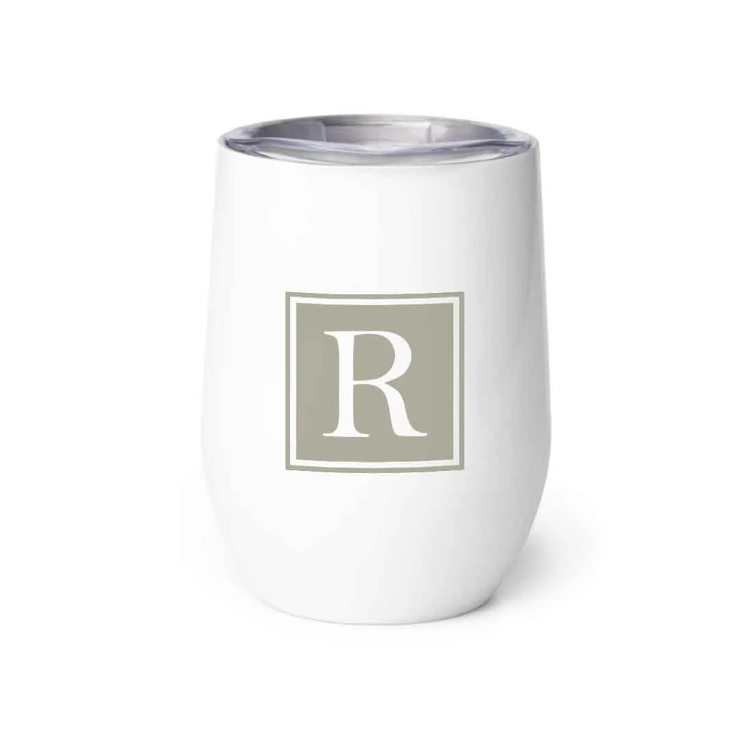 Personalised Small Coffee Tumbler for Travelling Engraved Stainless Steel Mug (350 ML) - Monogram - Image 31