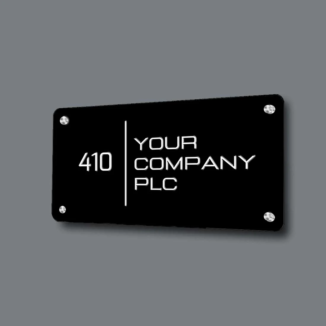 Personalized Small Metal Name Plates for Home Entrance Outdoor - Image 2