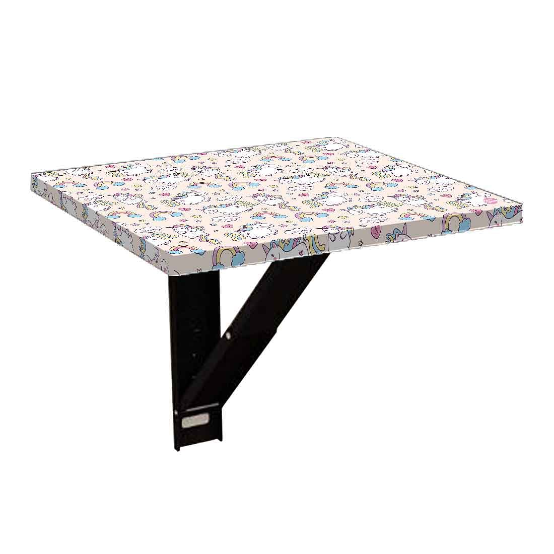 Folding Wall Mount Bedside Table - Unicorn - Image 6