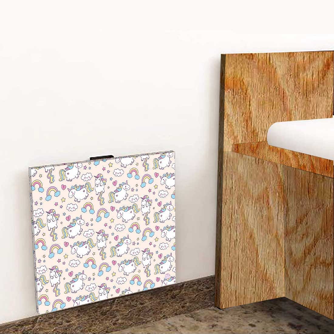 Folding Wall Mount Bedside Table - Unicorn - Image 8
