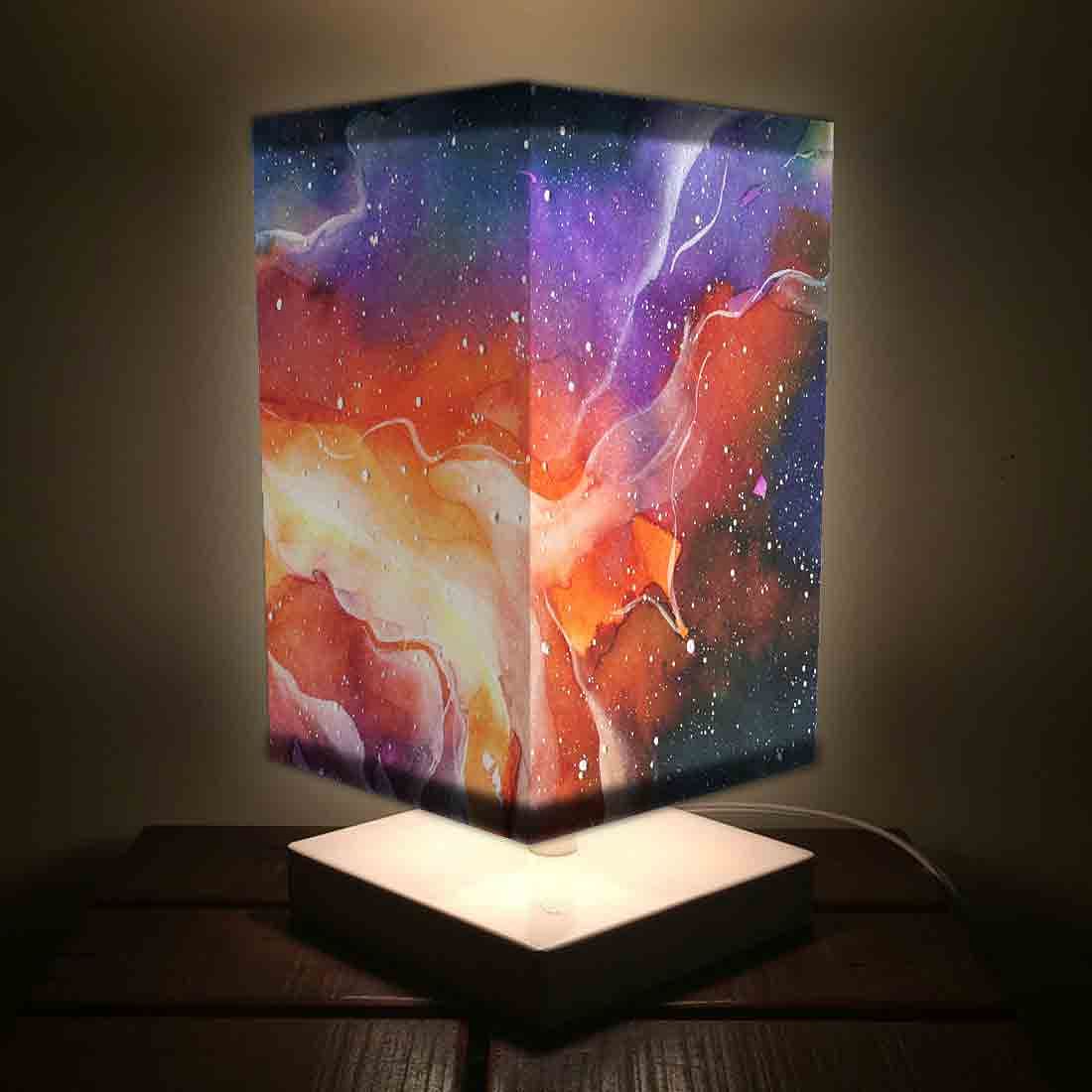Watercolor Small Table Lamps for Living Room