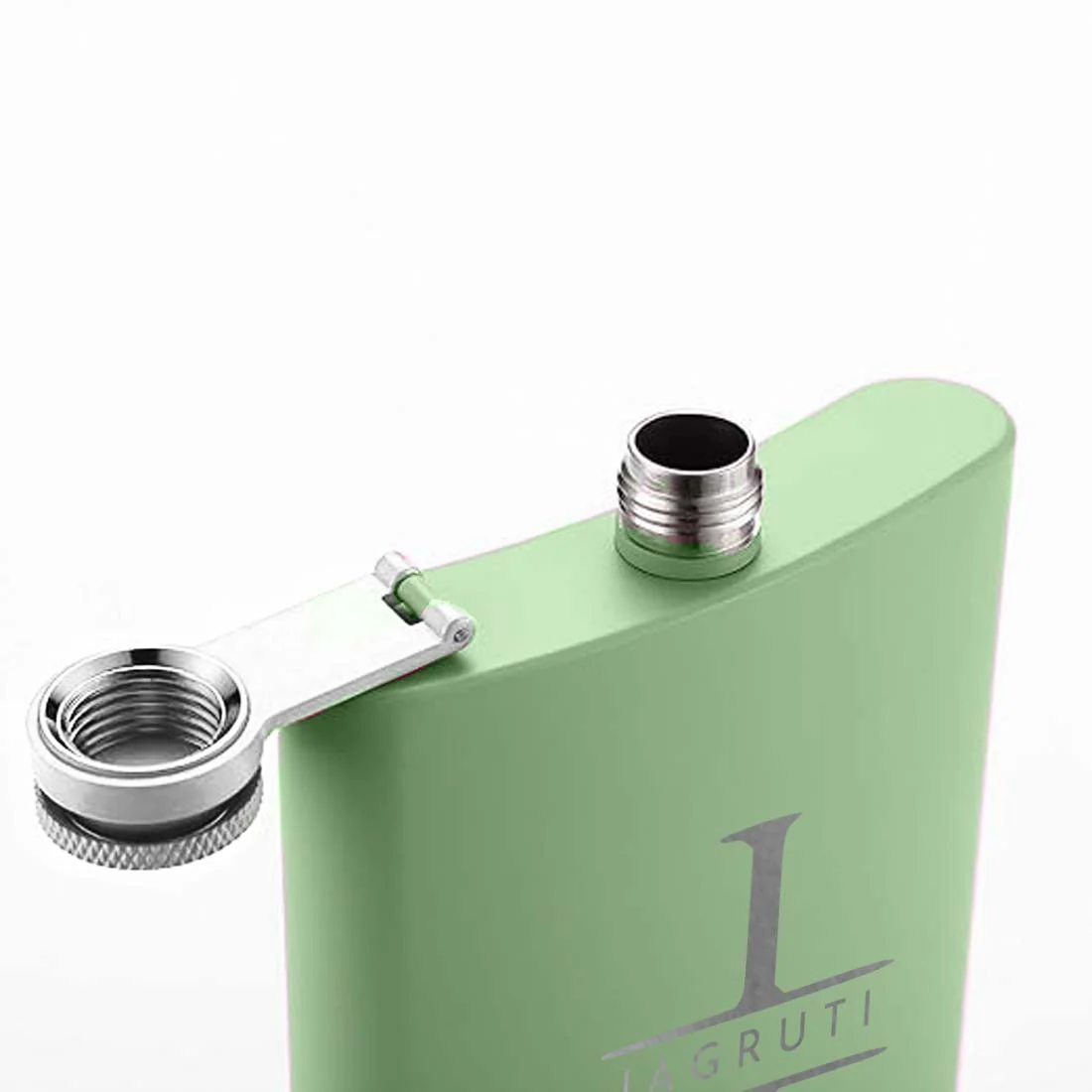 Stainless Steel Alcohol Flask for Women - Personalized 8oz Pink Hip Flask - Image 10