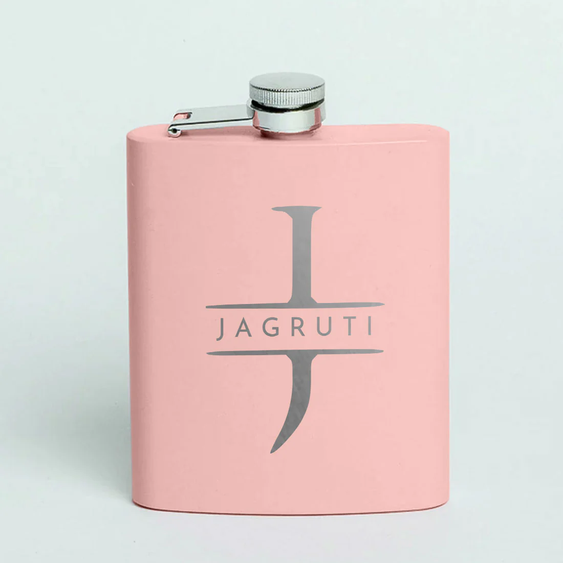 Stainless Steel Alcohol Flask for Women - Personalized 8oz Pink Hip Flask - Image 12
