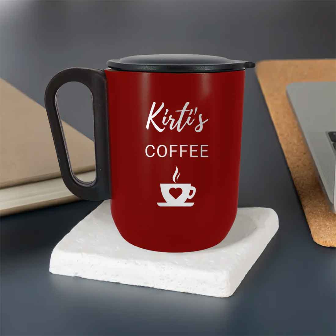 Stainless Steel Coffee Mug With Name - Custom Insulated Coffee Mug - Image 2