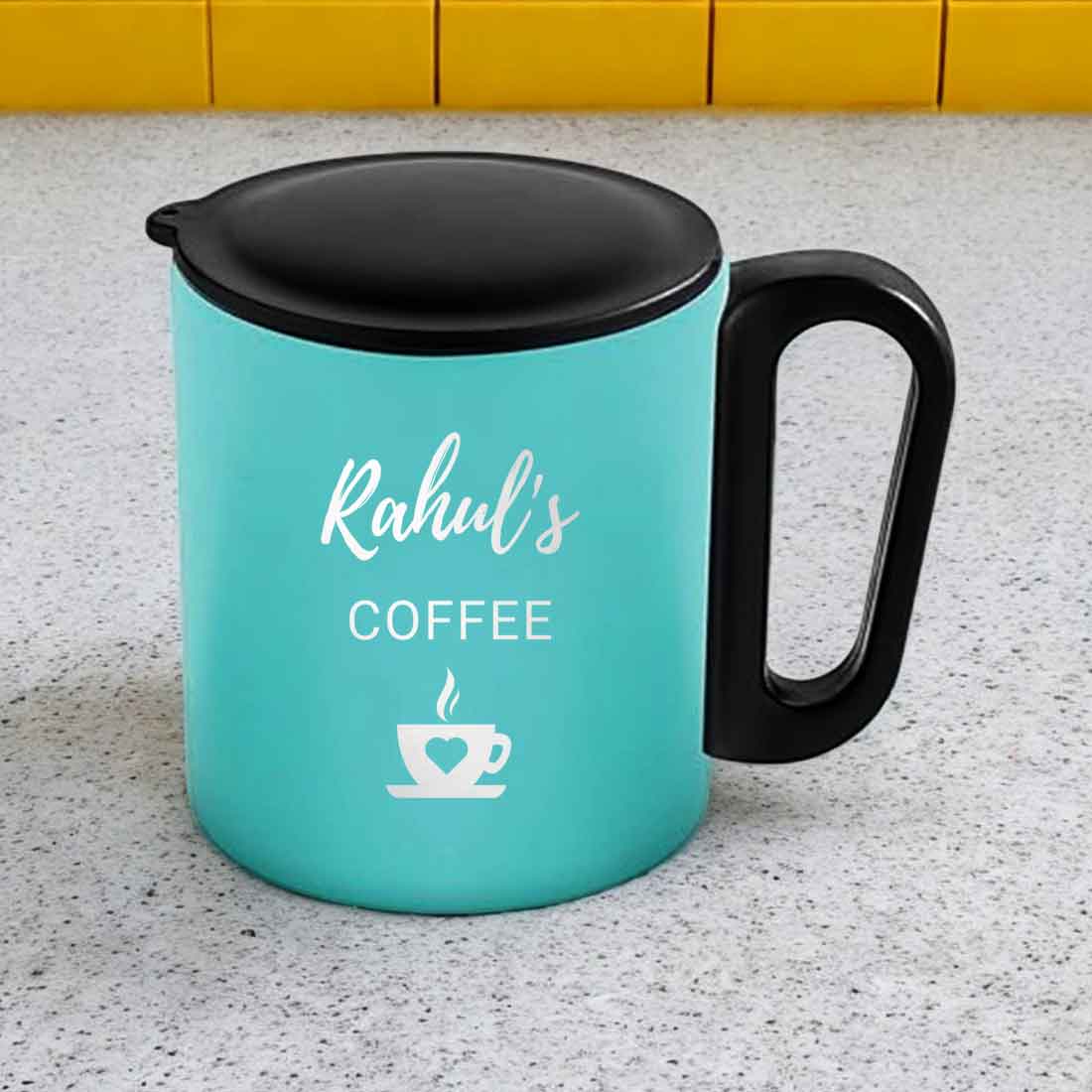 Stainless Steel Coffee Mug With Name - Custom Insulated Coffee Mug - Image 3