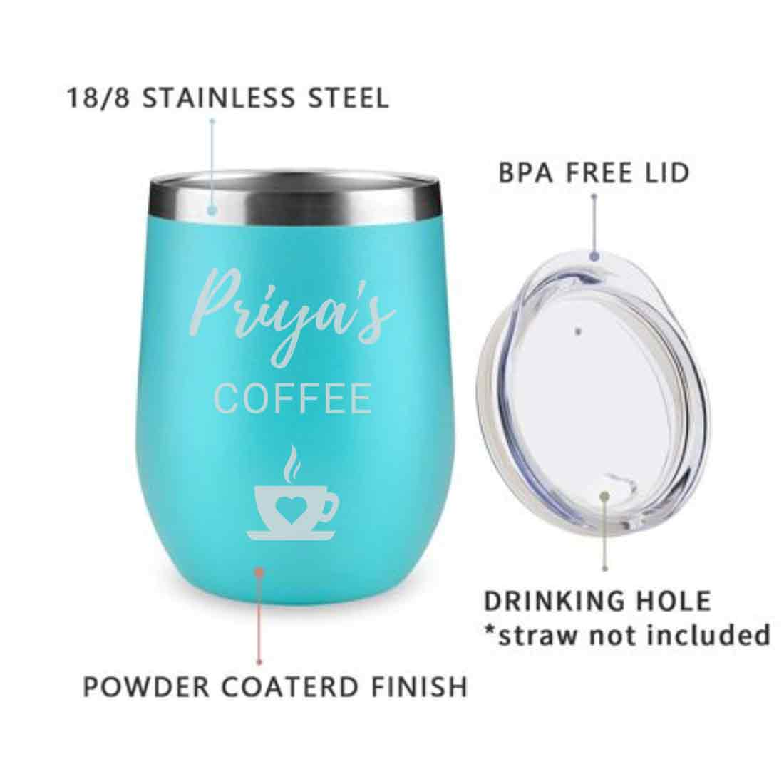 Customised Stainless Steel Coffee Mugs for Office Car Engraved Travel Cup - Image 18