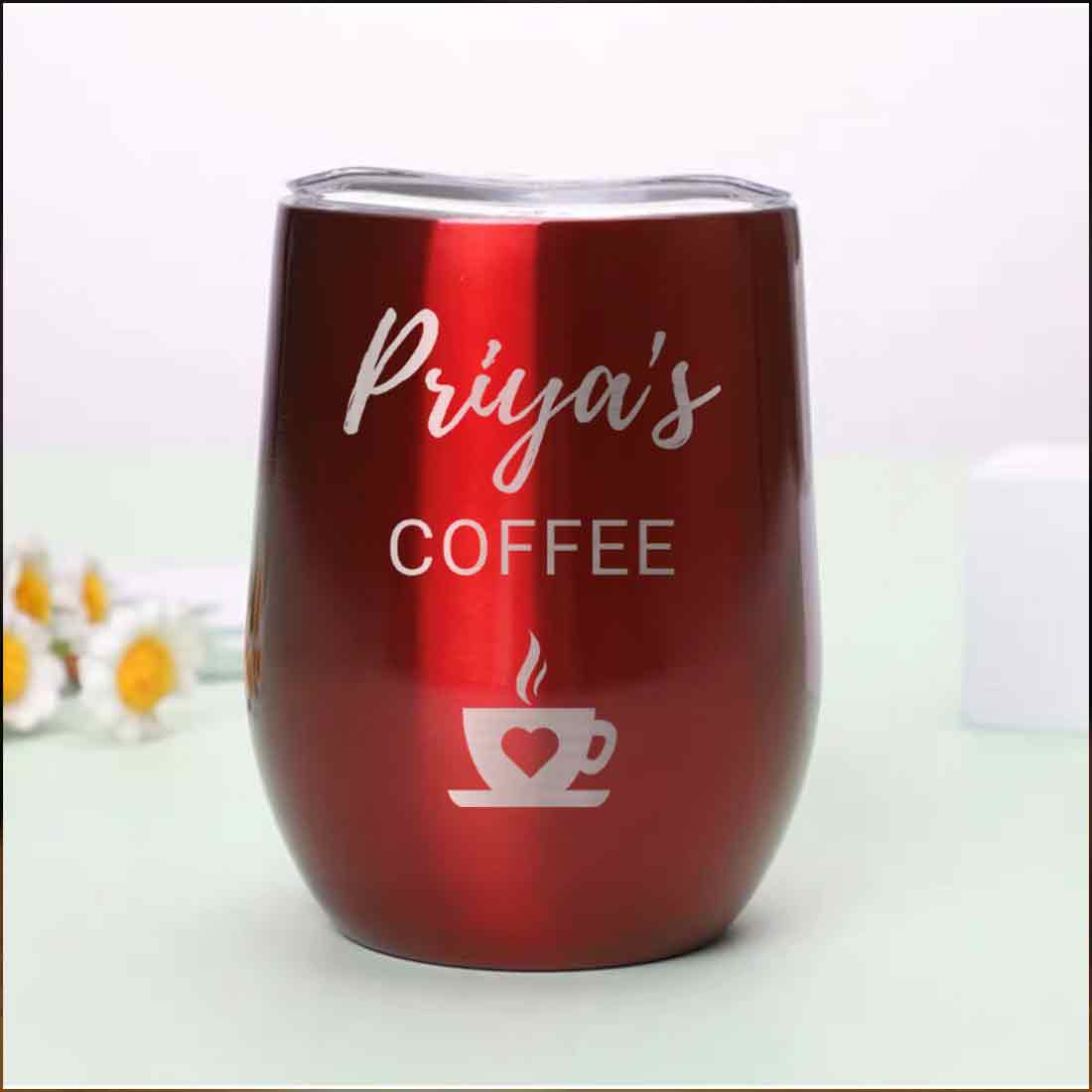 Customised Stainless Steel Coffee Mugs for Office Car Engraved Travel Cup - Image 22