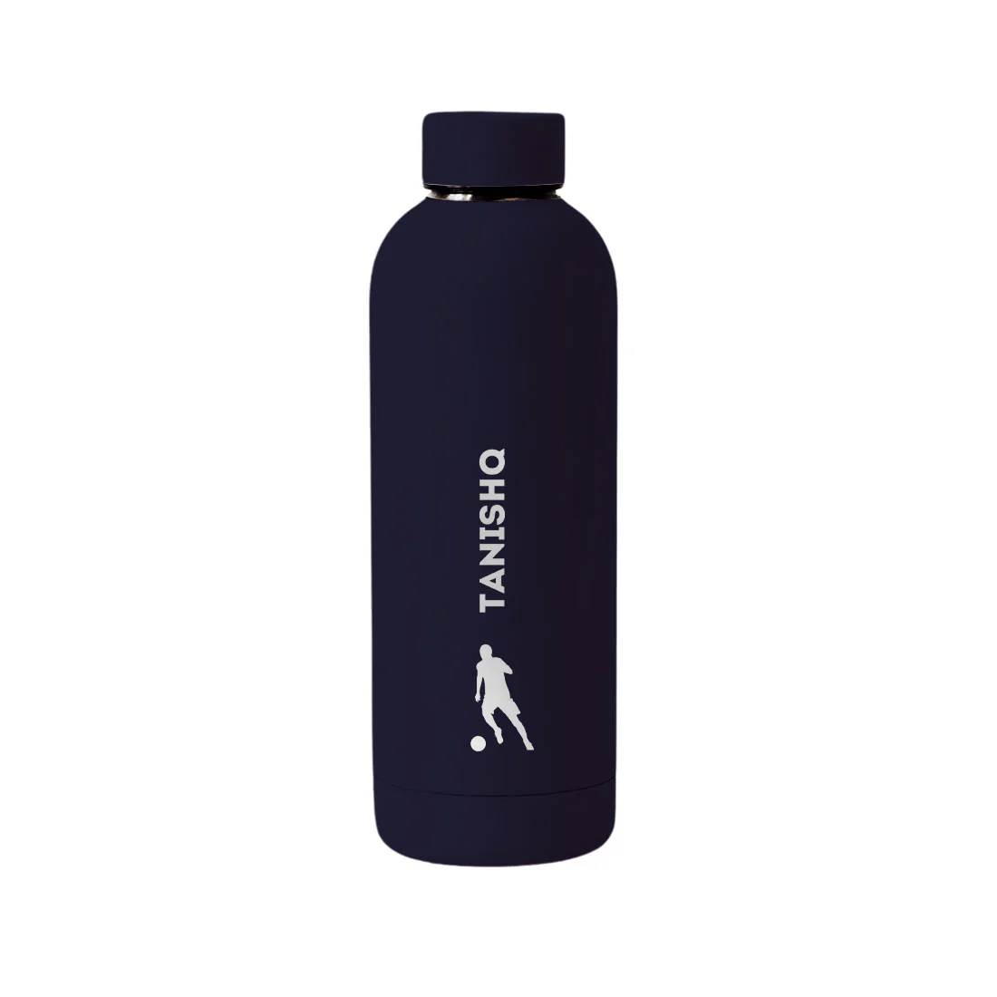 Stainless Steel Insulated Water Bottle with Name 500ML Water Bottles for Sports - BPA Free, Leakproof - Football - Image 30