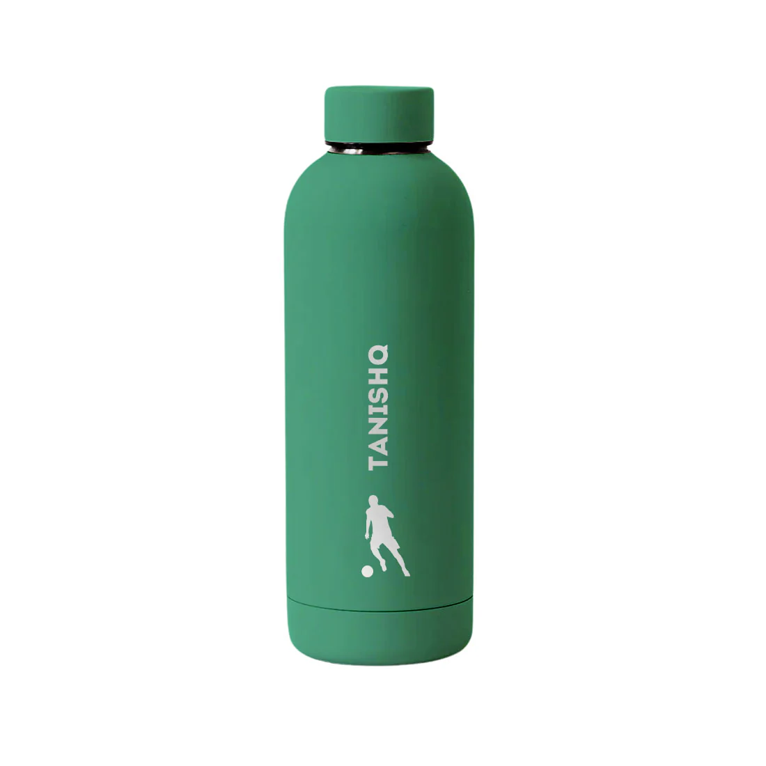 Stainless Steel Insulated Water Bottle with Name 500ML Water Bottles for Sports - BPA Free, Leakproof - Football - Image 34