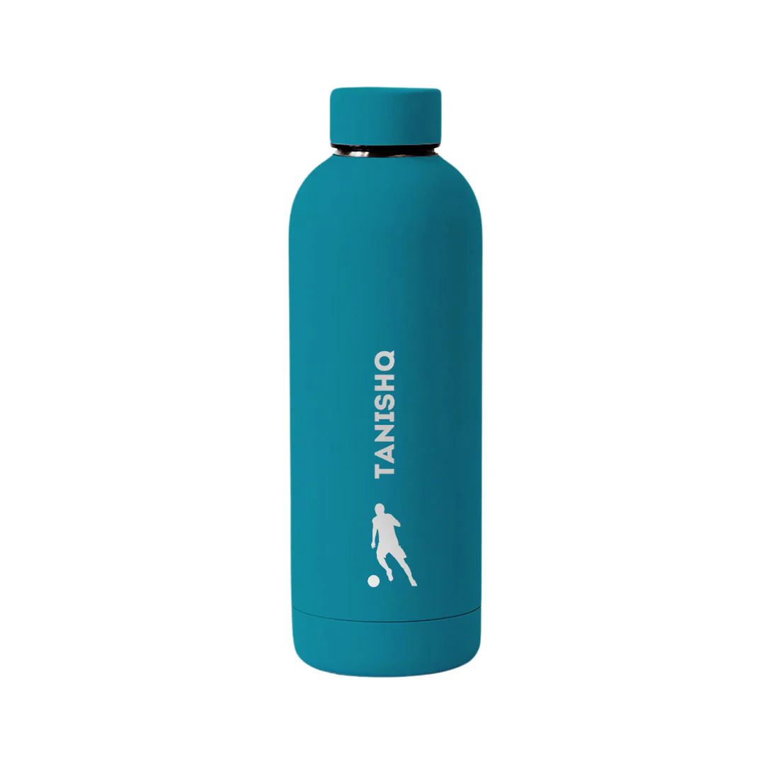 Stainless Steel Insulated Water Bottle with Name 500ML Water Bottles for Sports - BPA Free, Leakproof - Football - Image 43
