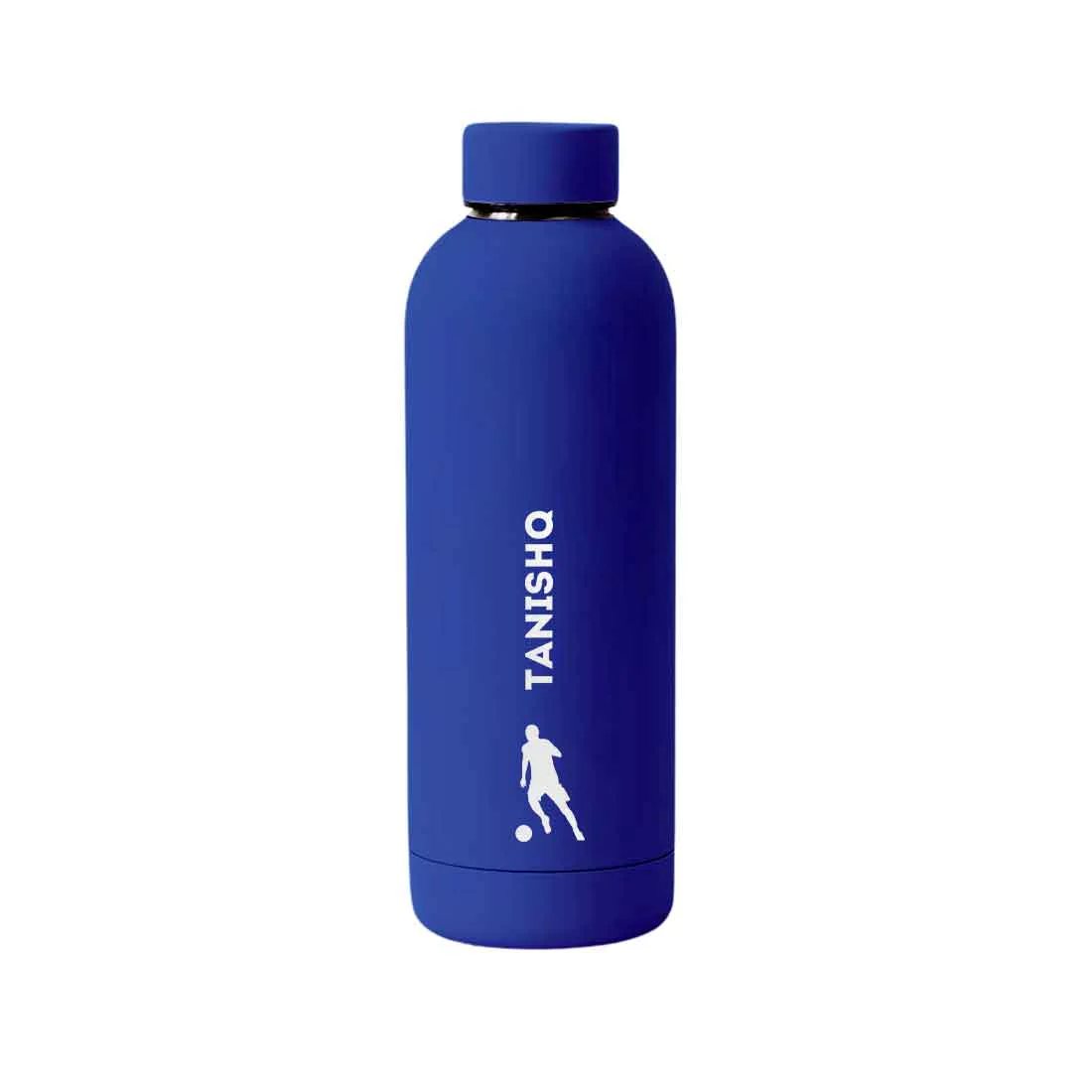 Stainless Steel Insulated Water Bottle with Name 500ML Water Bottles for Sports - BPA Free, Leakproof - Football - Image 48