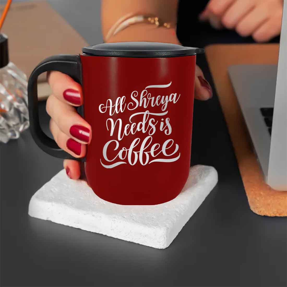 Stainless Steel Mug for Coffee with Name - Insulated Coffee Cup - Image 4