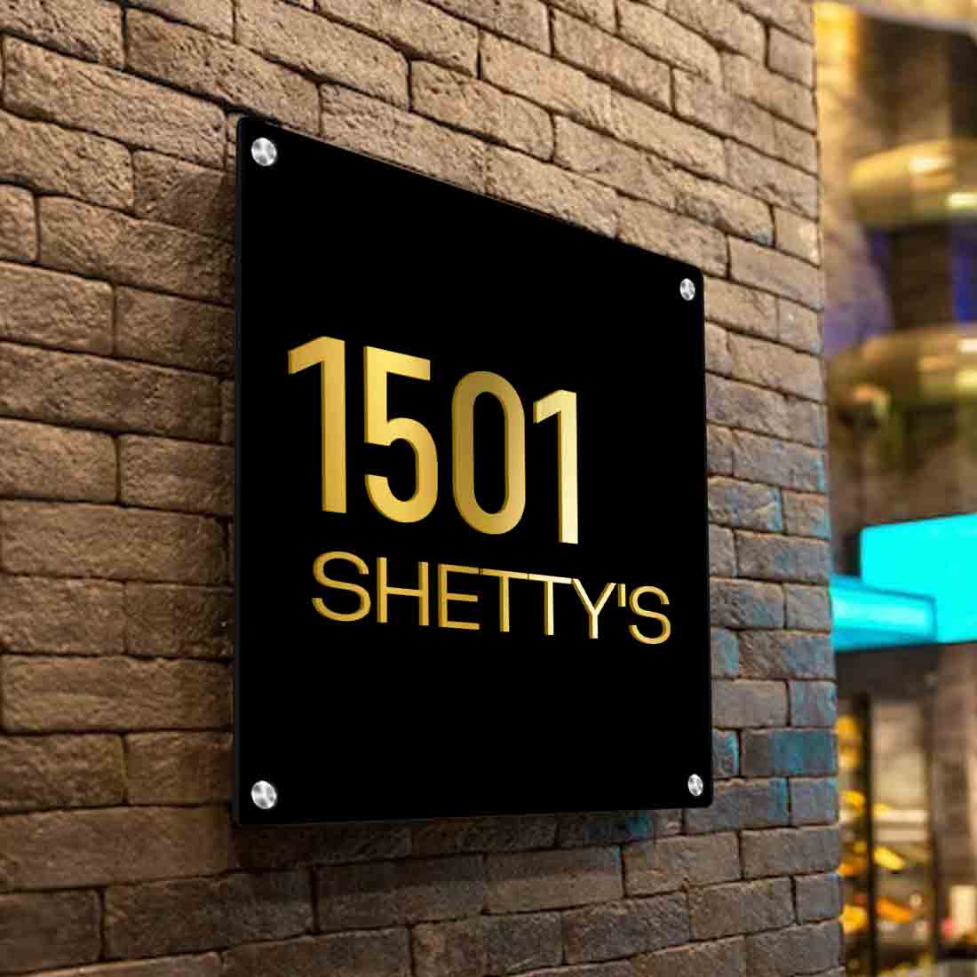 Customized Stainless Steel Name Plates for Home Outdoor Name Board - Image 11