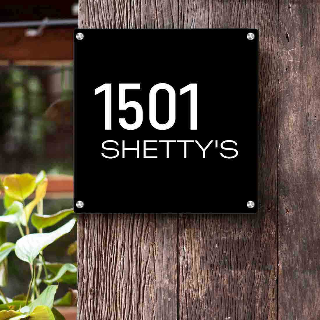Customized Stainless Steel Name Plates for Home Outdoor Name Board - Image 2