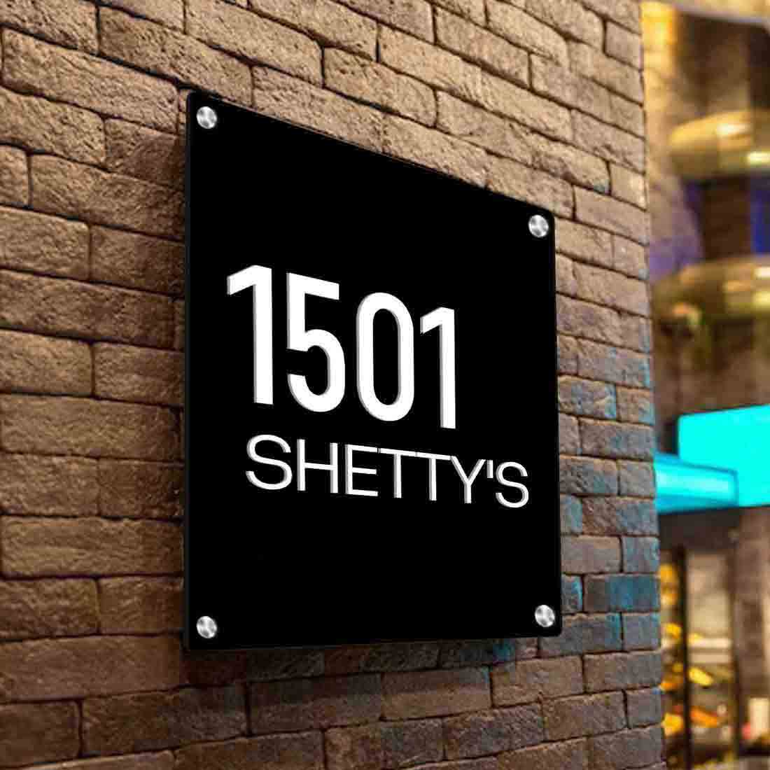 Customized Stainless Steel Name Plates for Home Outdoor Name Board - Image 8