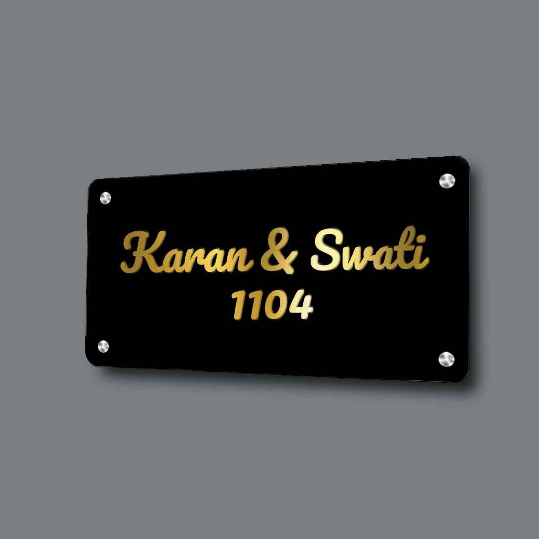 Personalised Stainless Steel Nameplate for Home Entrance Outdoor - Image 10
