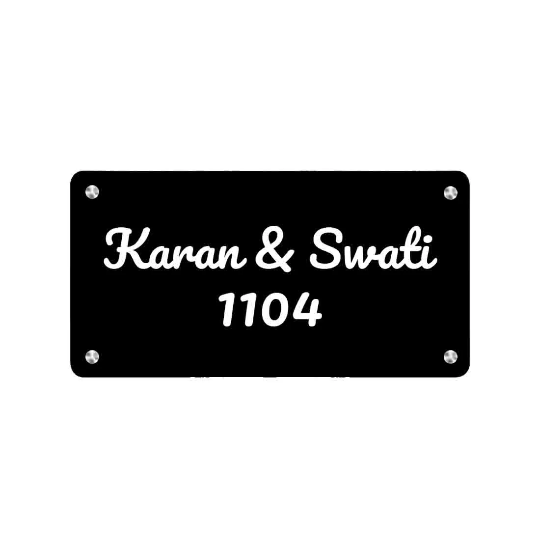 Personalised Stainless Steel Nameplate for Home Entrance Outdoor - Image 4