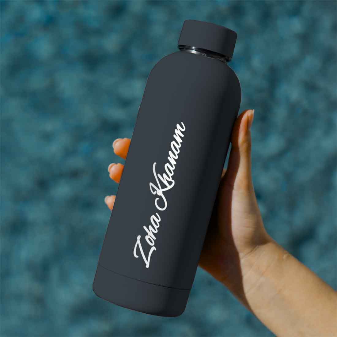 Stainless Steel Water Bottle with Names 500ml Double Insulated Bottles for Office Home Travel- BPA Free, Leakproof - Image 14