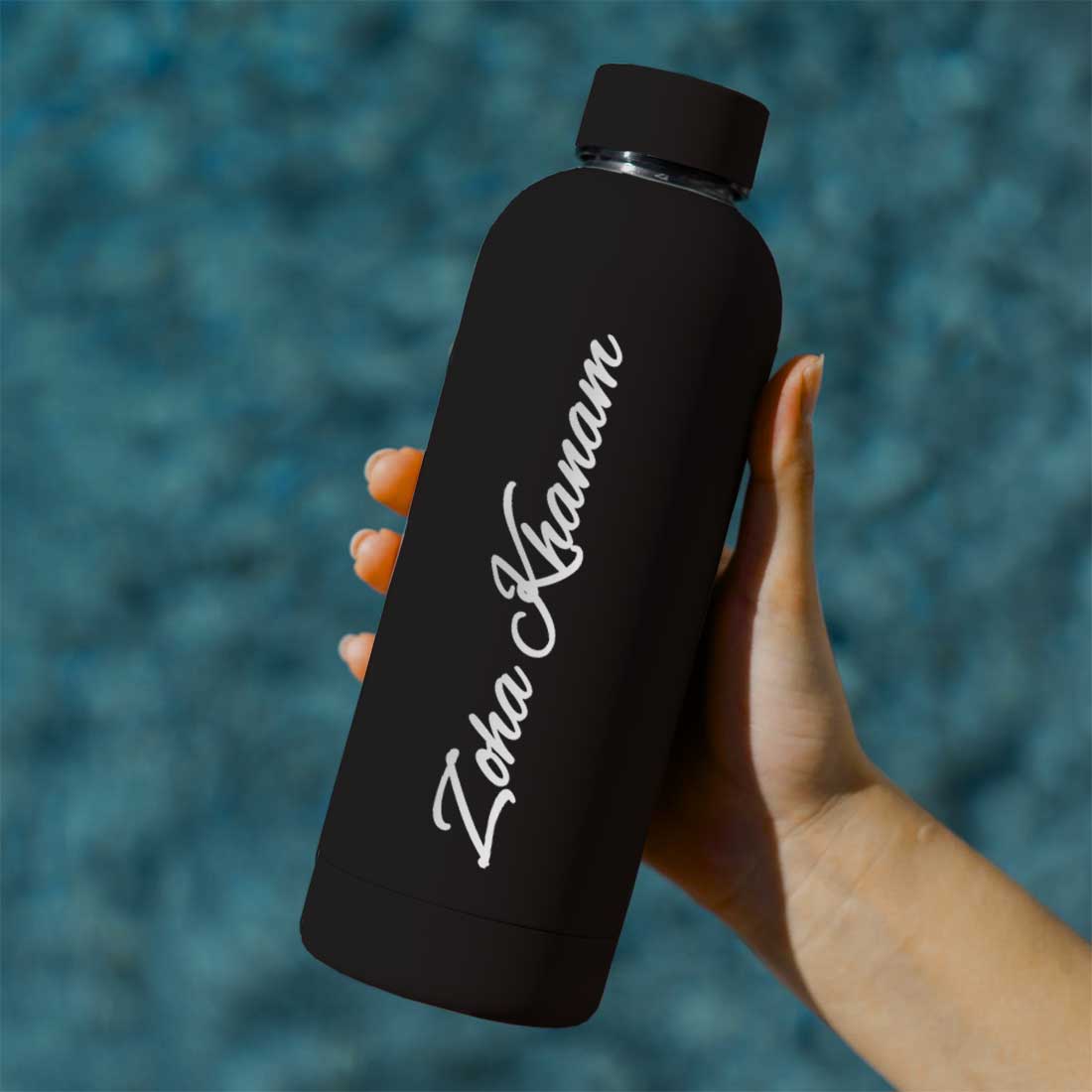 Stainless Steel Water Bottle with Names 500ml Double Insulated Bottles for Office Home Travel- BPA Free, Leakproof - Image 16