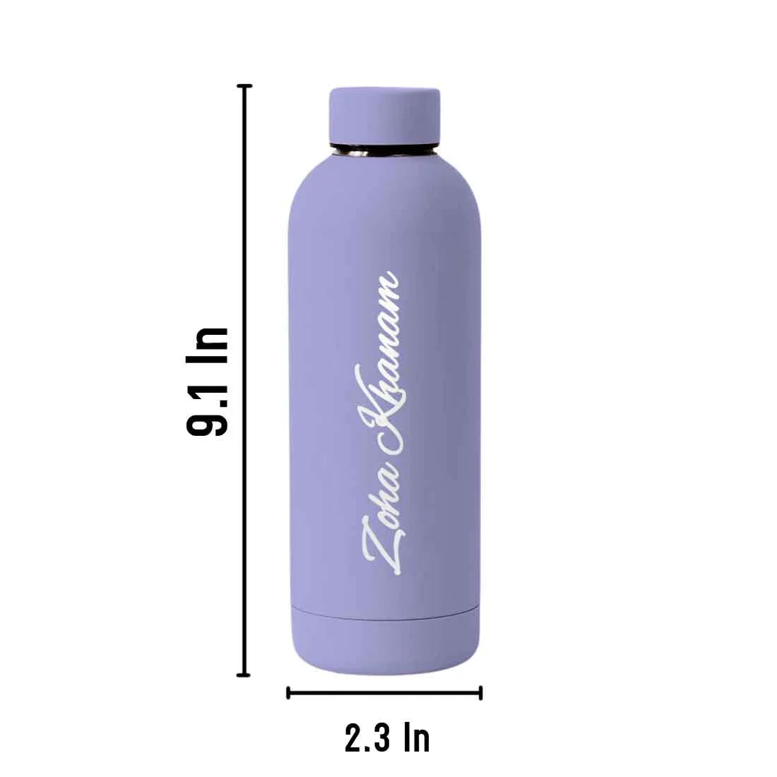 Stainless Steel Water Bottle with Names 500ml Double Insulated Bottles for Office Home Travel- BPA Free, Leakproof - Image 17