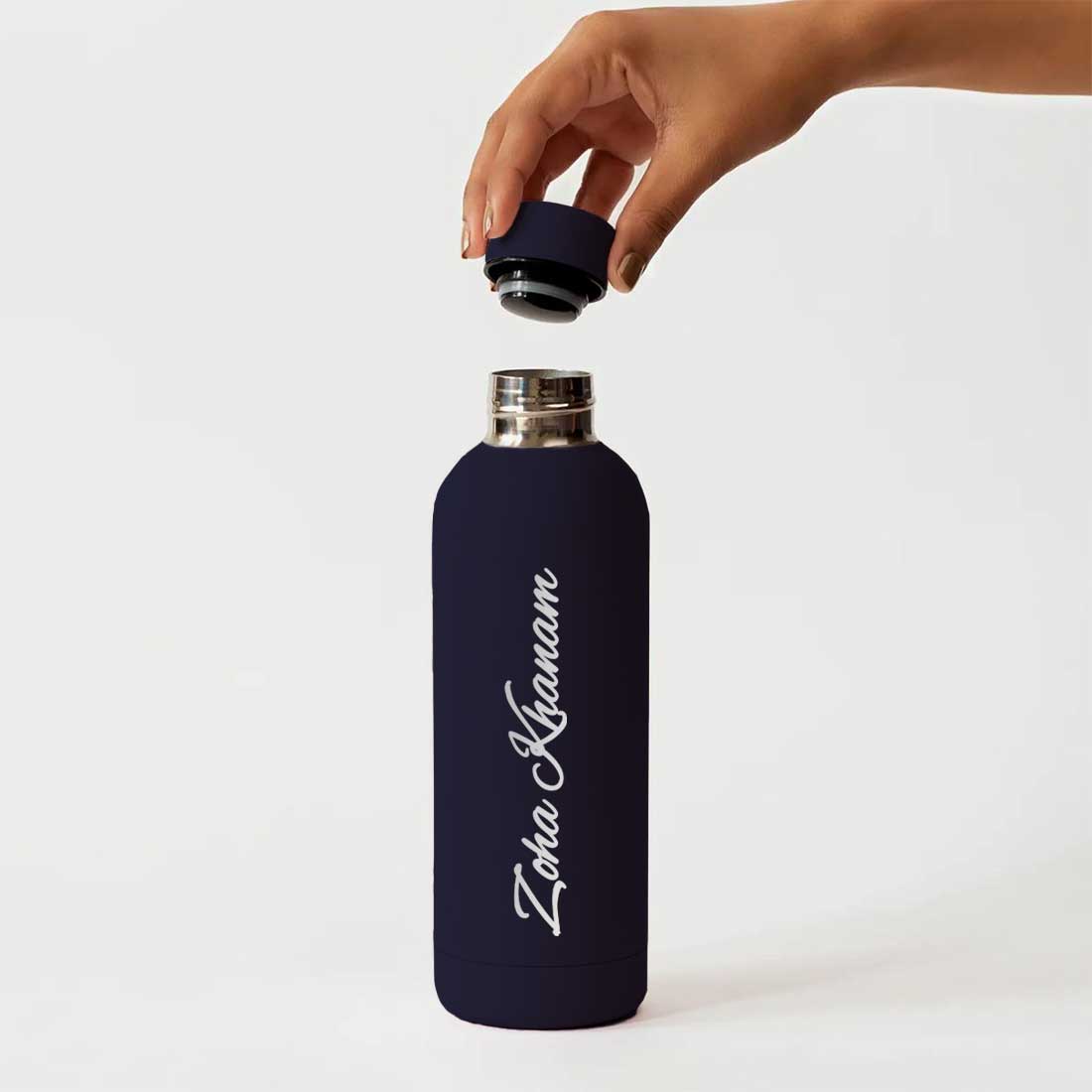 Stainless Steel Water Bottle with Names 500ml Double Insulated Bottles for Office Home Travel- BPA Free, Leakproof - Image 34
