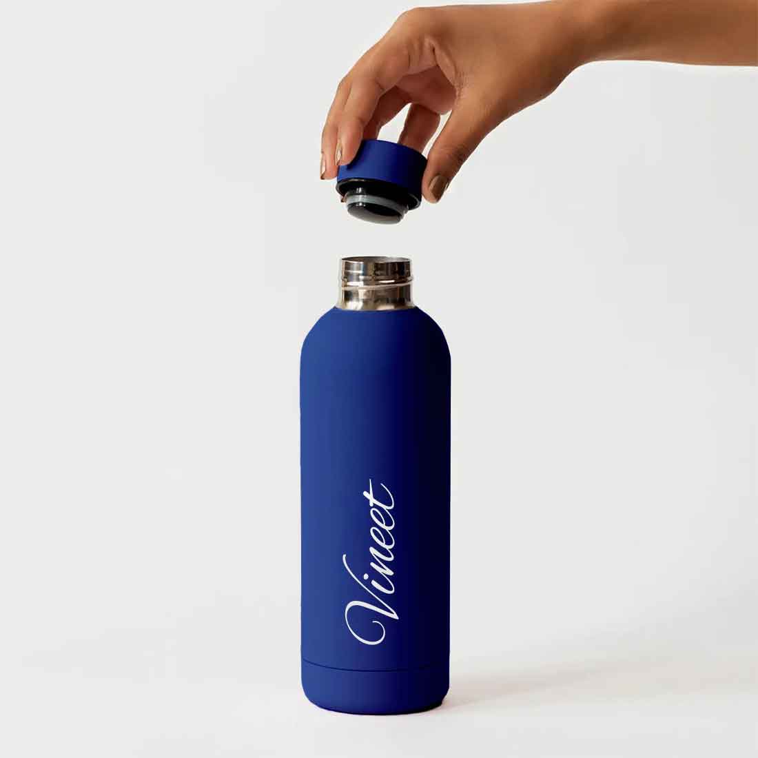 Stainless Steel Water Bottle with Names 500ml Double Insulated Bottles for Office Home Travel- BPA Free, Leakproof - Image 4