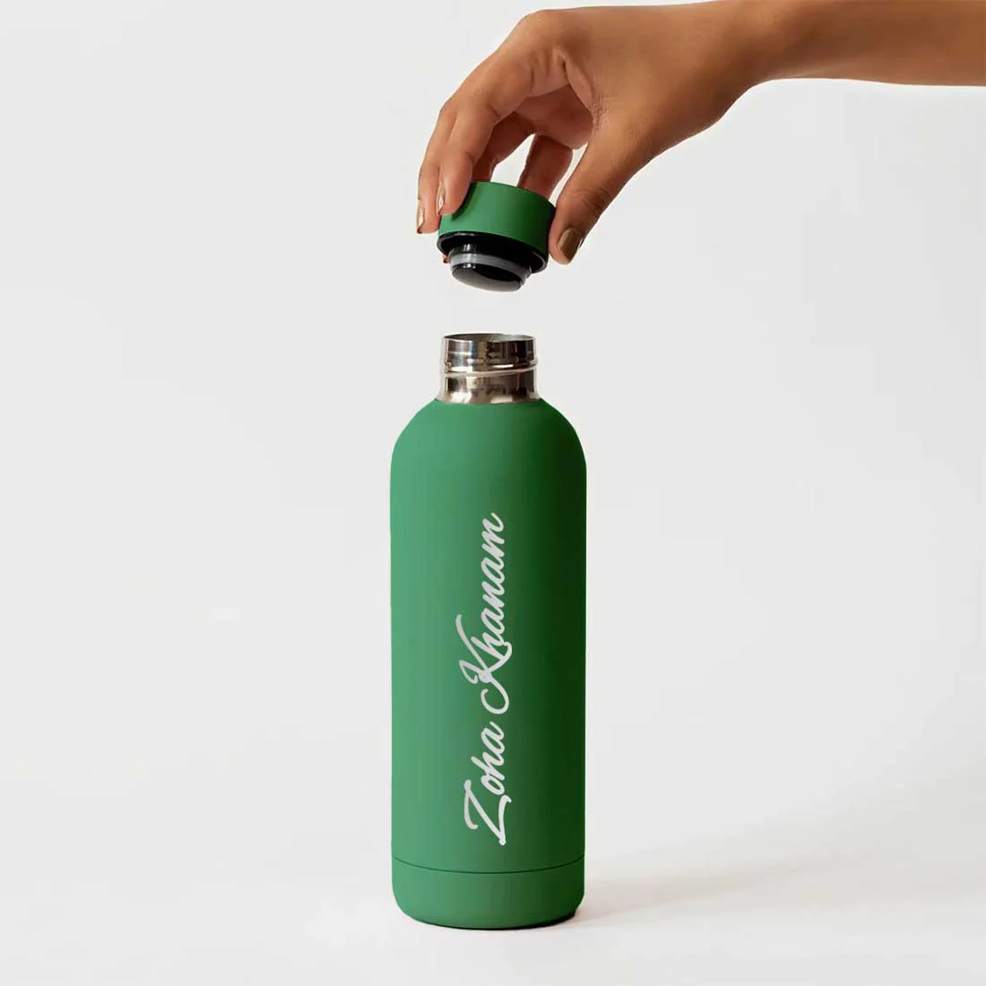 Stainless Steel Water Bottle with Names 500ml Double Insulated Bottles for Office Home Travel- BPA Free, Leakproof - Image 50