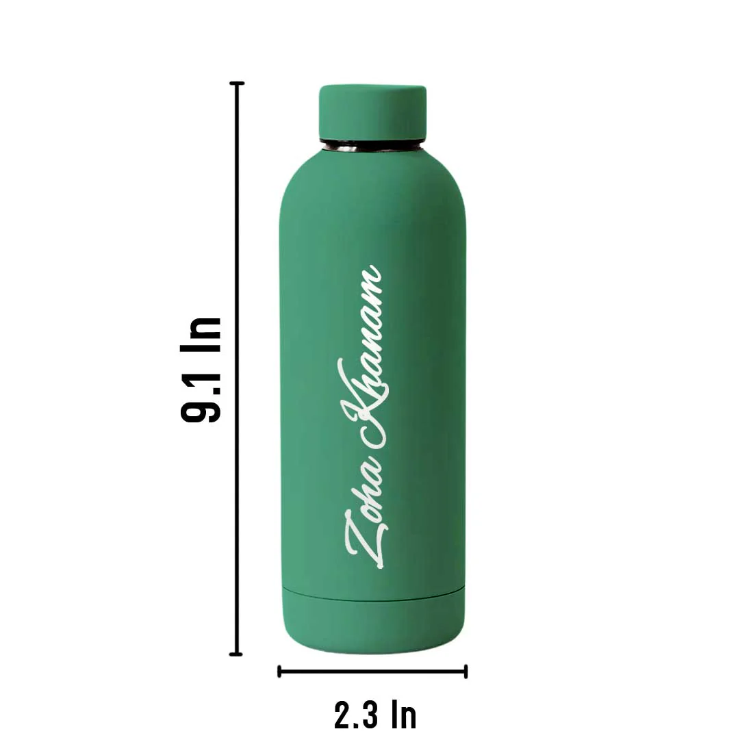 Stainless Steel Water Bottle with Names 500ml Double Insulated Bottles for Office Home Travel- BPA Free, Leakproof - Image 51