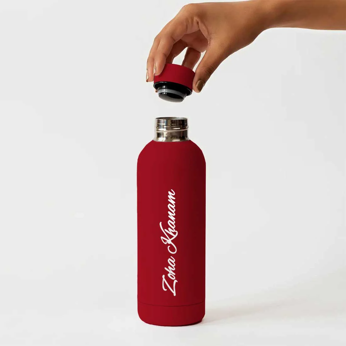 Stainless Steel Water Bottle with Names 500ml Double Insulated Bottles for Office Home Travel- BPA Free, Leakproof - Image 58