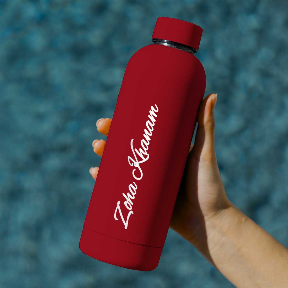 Stainless Steel Water Bottle with Names 500ml Double Insulated Bottles for Office Home Travel- BPA Free, Leakproof - Image 8