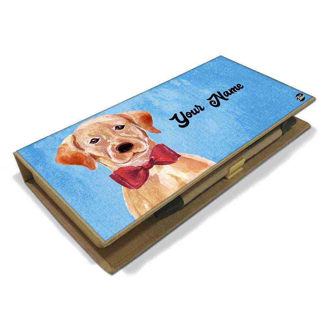 Personalized Stationery Kit Box Organizer for Kids Boy - Loving Dog - Image 3