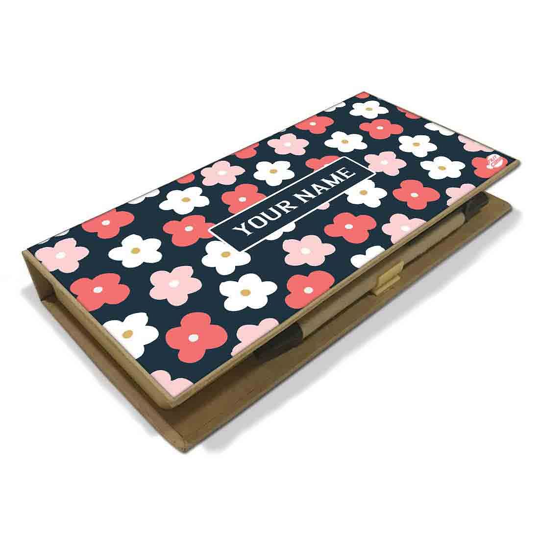 Custom Stationary Kit for Girls School Use - Floral - Image 3