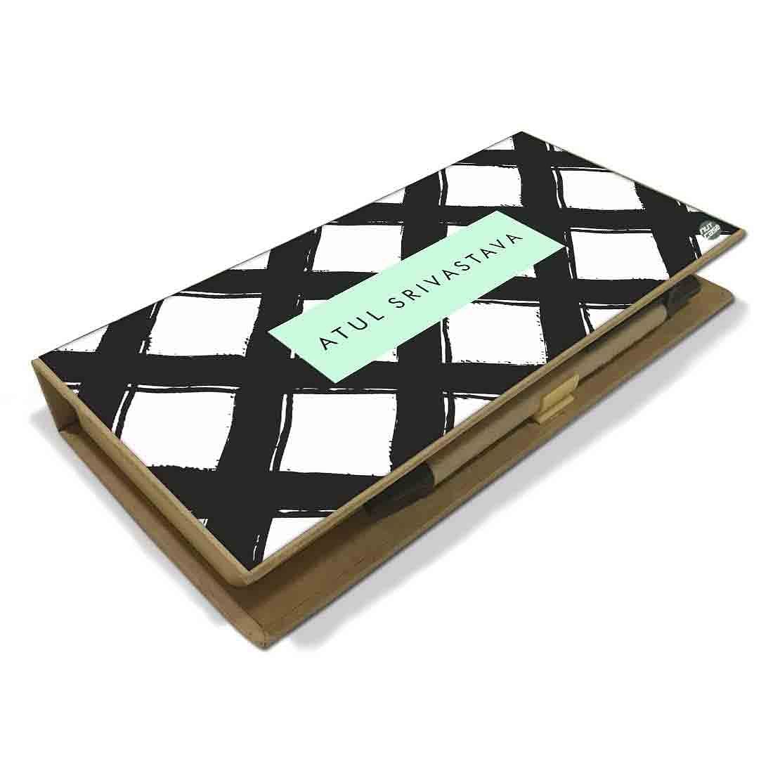 Custom Stationery Kit for Office Desk Organizer - Black Lines - Image 3